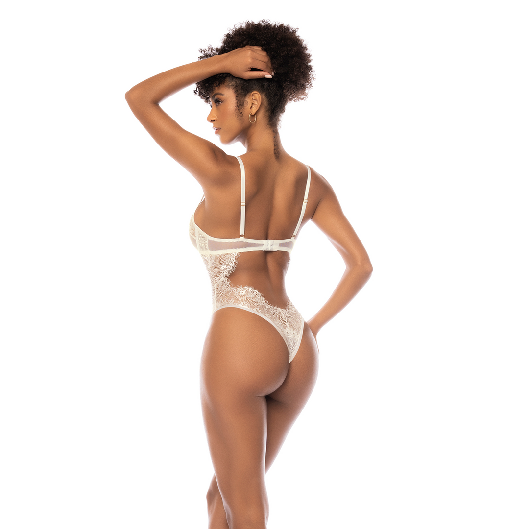 Body – de malla, blanco 8835IVM | Mapalé