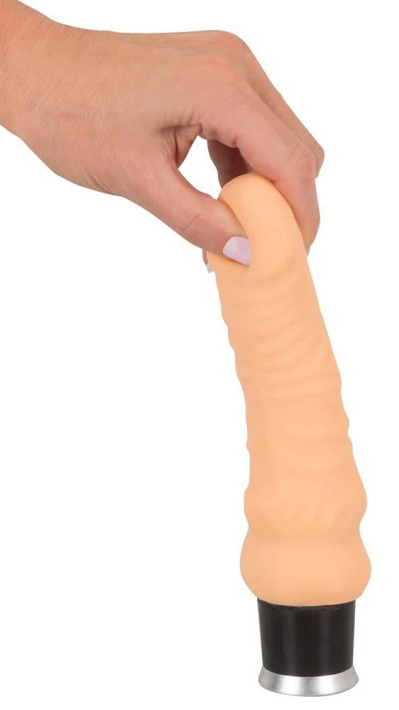 Vibratore realistico 8 funzioni – in cyberskin, nude | Nature Skin