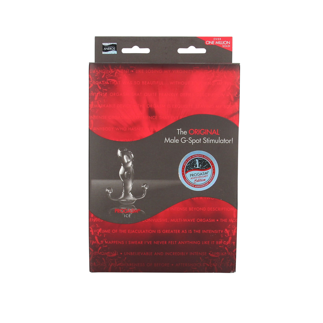 G-pont vibrátor Progasm Ice 13.1 cm – átlátszó | Aneros