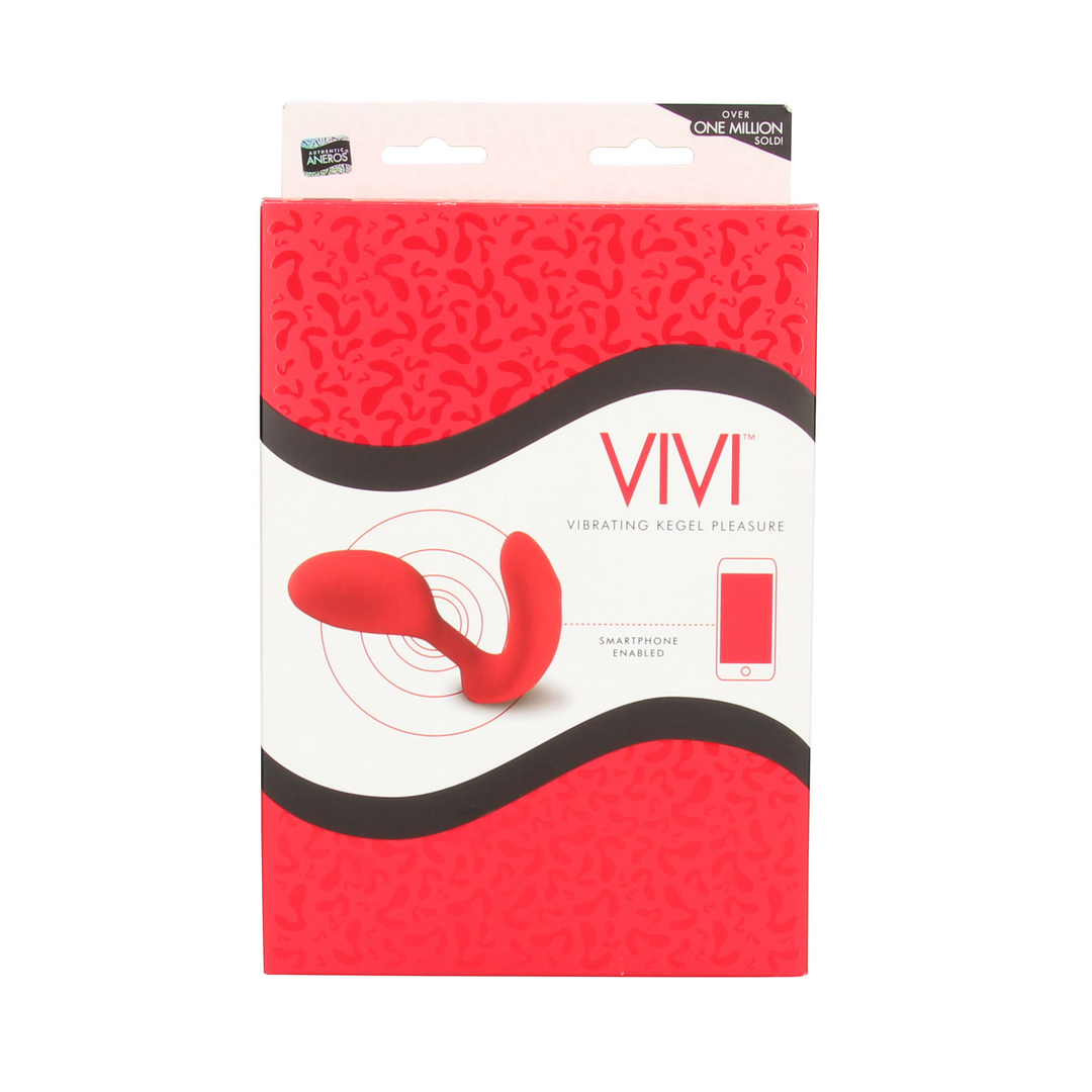 Boules de geisha Vivi 12 fonctions – contrôlé par appli, rouge | Aneros