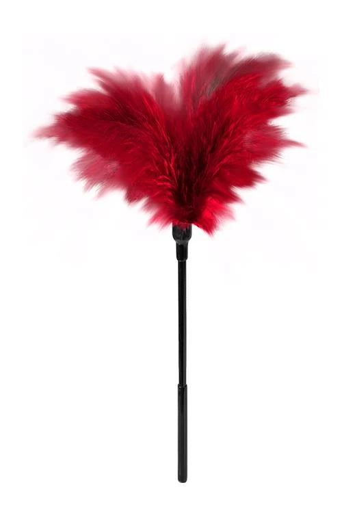 Frusta GP Feather Tickler – rossa | Guilty Pleasure BDSM