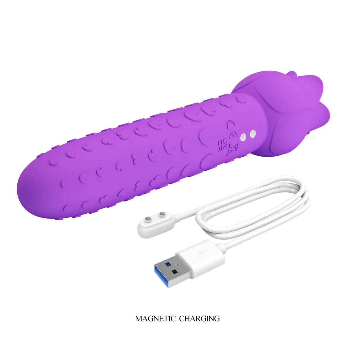 Stimolatore clitorideo Dannell Extreme 16.3 cm – ricaricabile, viola | Pretty Love