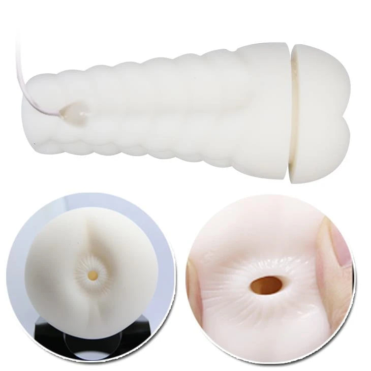 Masturbatore Sally 12 funzioni – ricaricabile, vibrante, bianco | Pretty Love