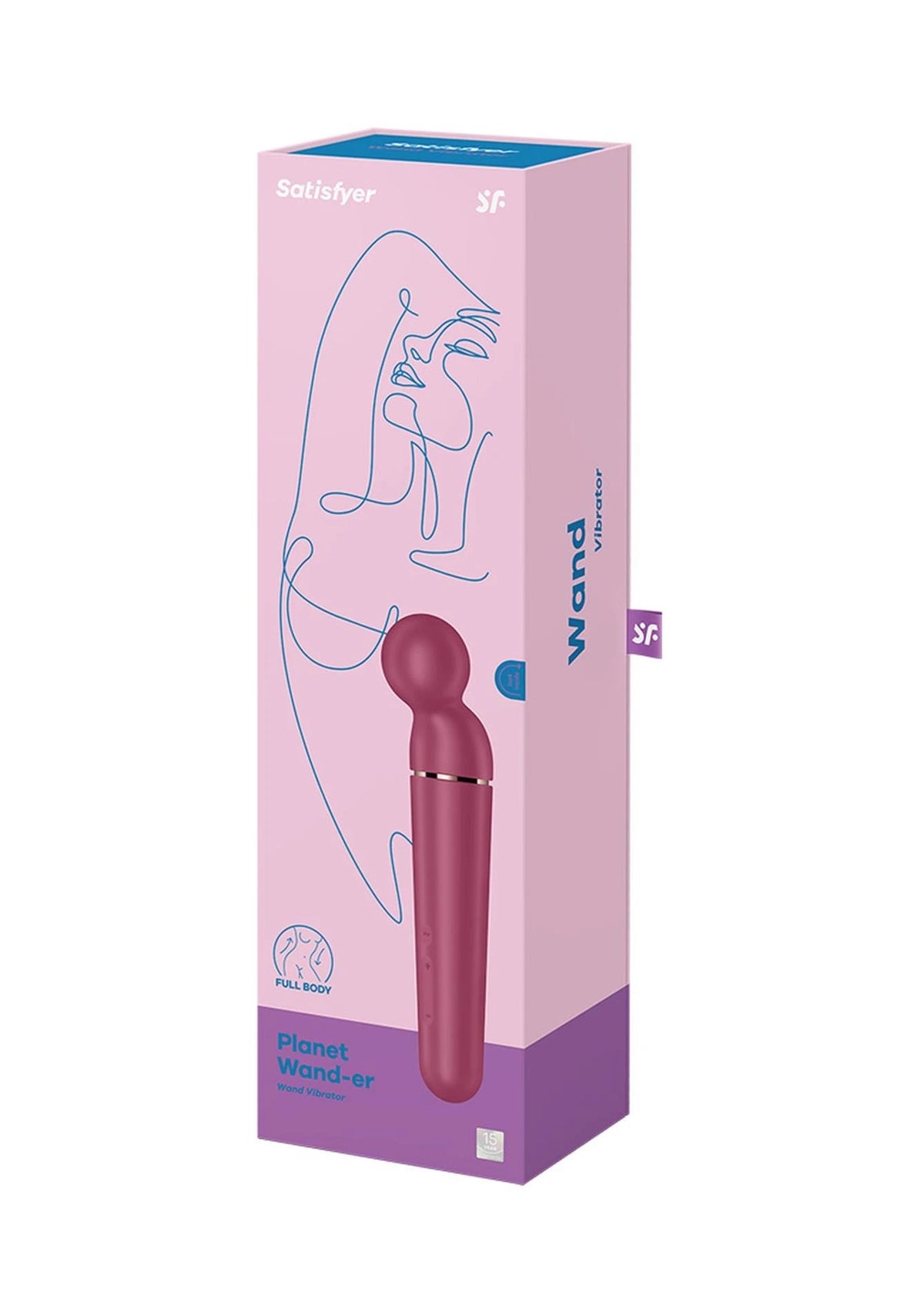 Masseur wand Planet er Berry 10 fonctions – violet | Satisfyer