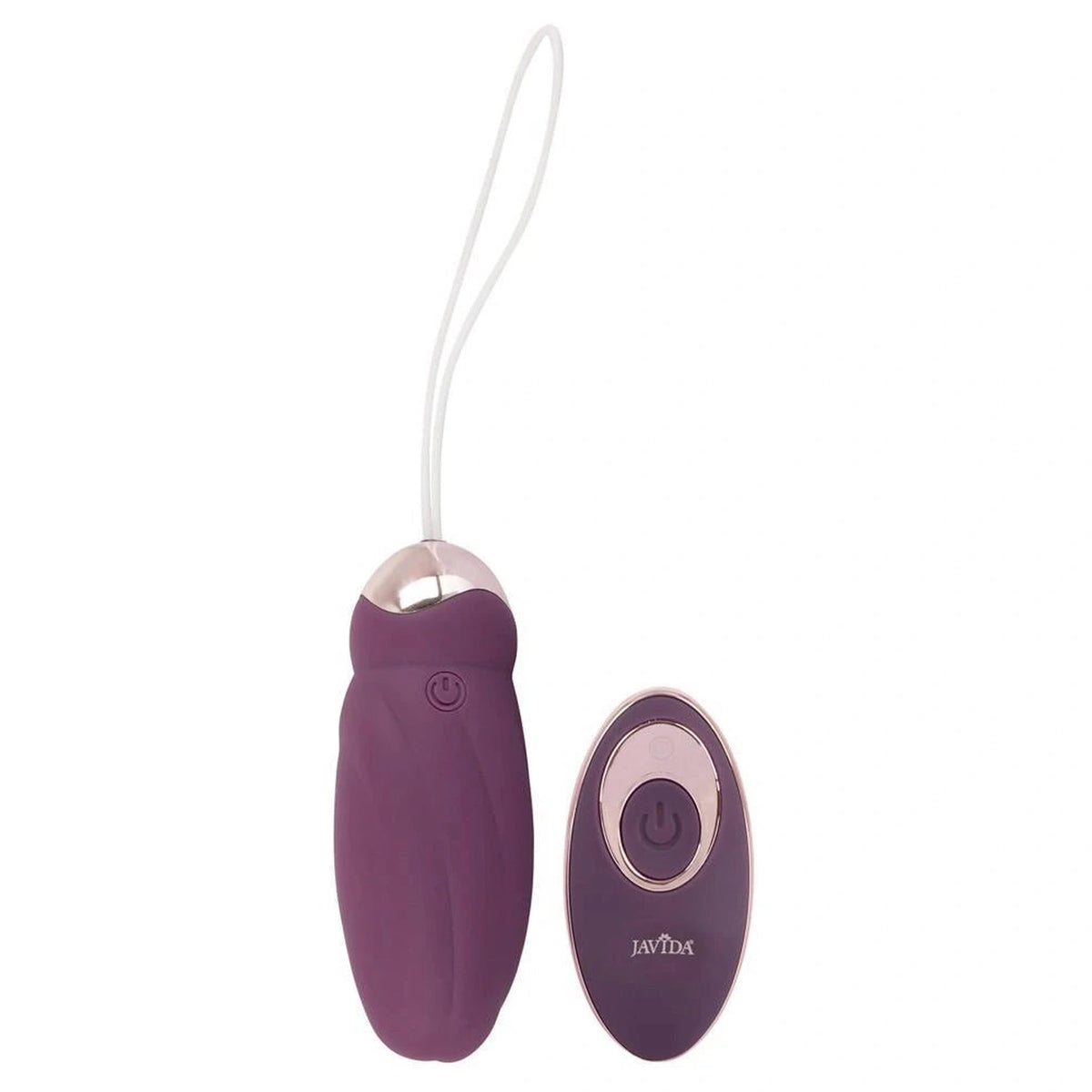 Huevo vibrador 8 funciones – rotatorio, morado | JAVIDA