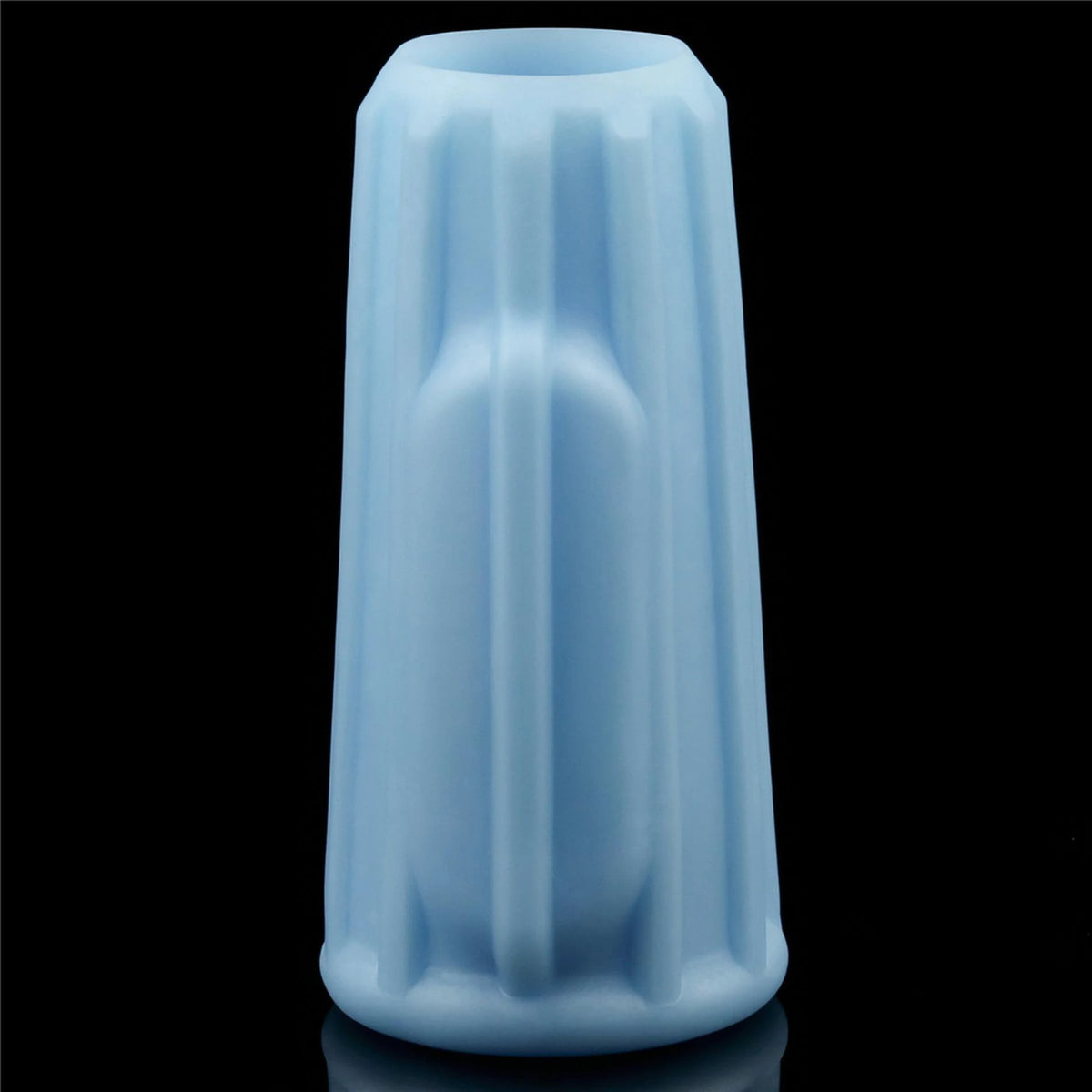 Funda para el pene Ridge Knights 11 cm – hueca, vibradora, azul | Lovetoy