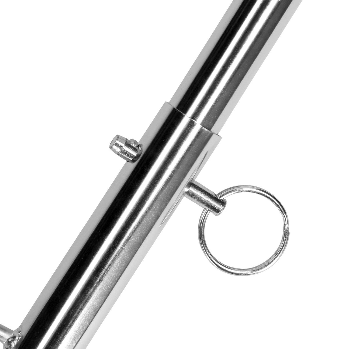 Costrizione bondage Spreader Bar with Multiple Hooks – argento | Ouch!