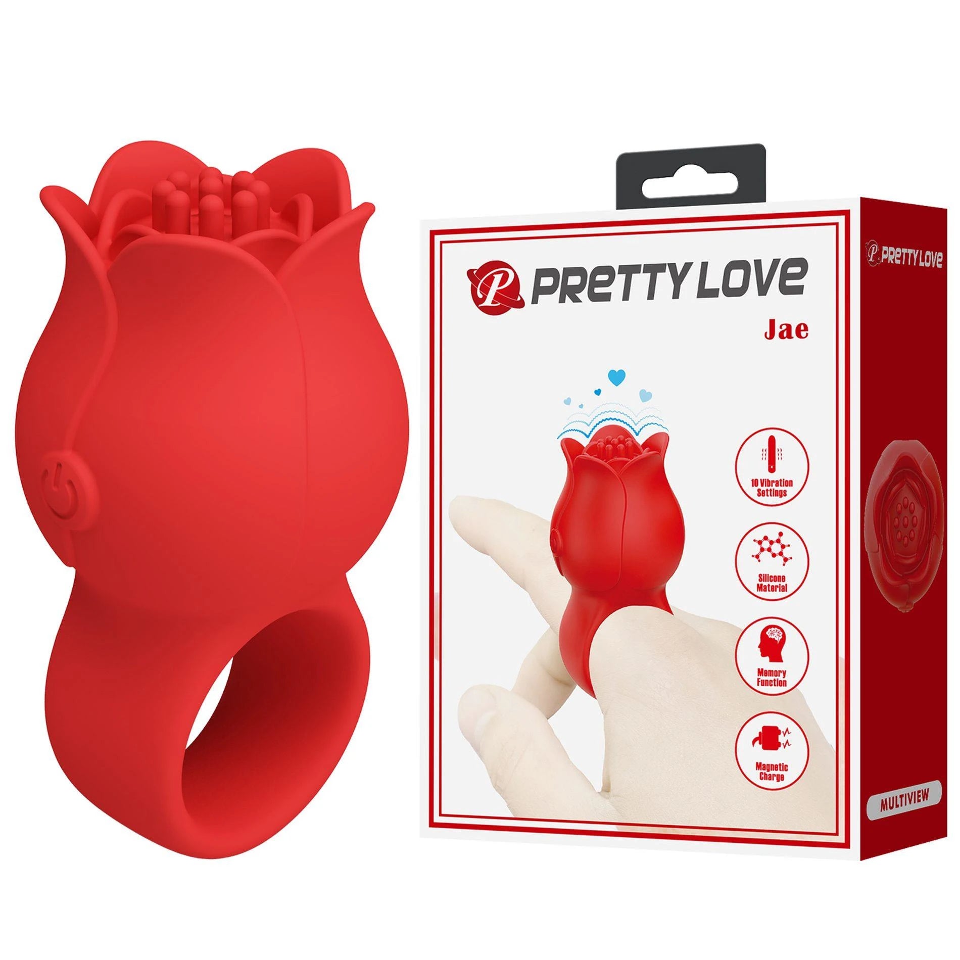 JAE, 10 fonctions de vibration, Silicone ABS