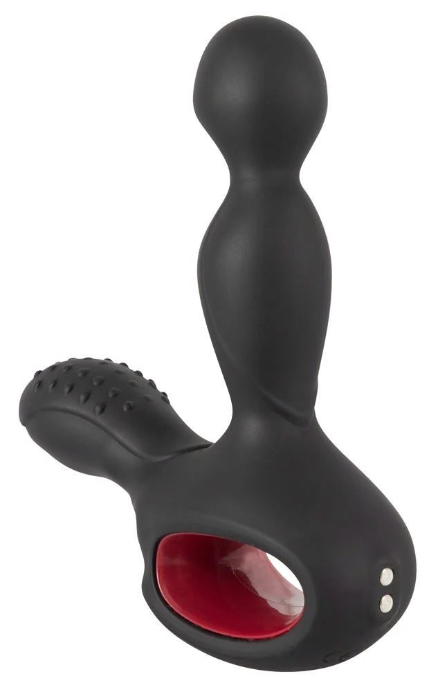Prostate massager 14.5 cm – remote control, rechargeable, black
