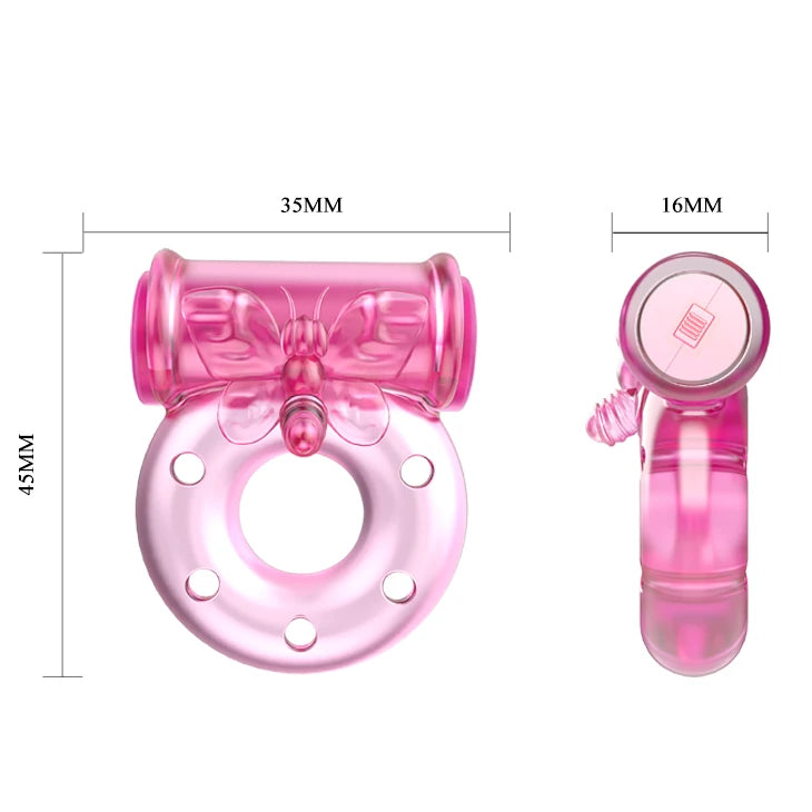 Anneau pénien – vibrant, rose BI-010081 | Baile