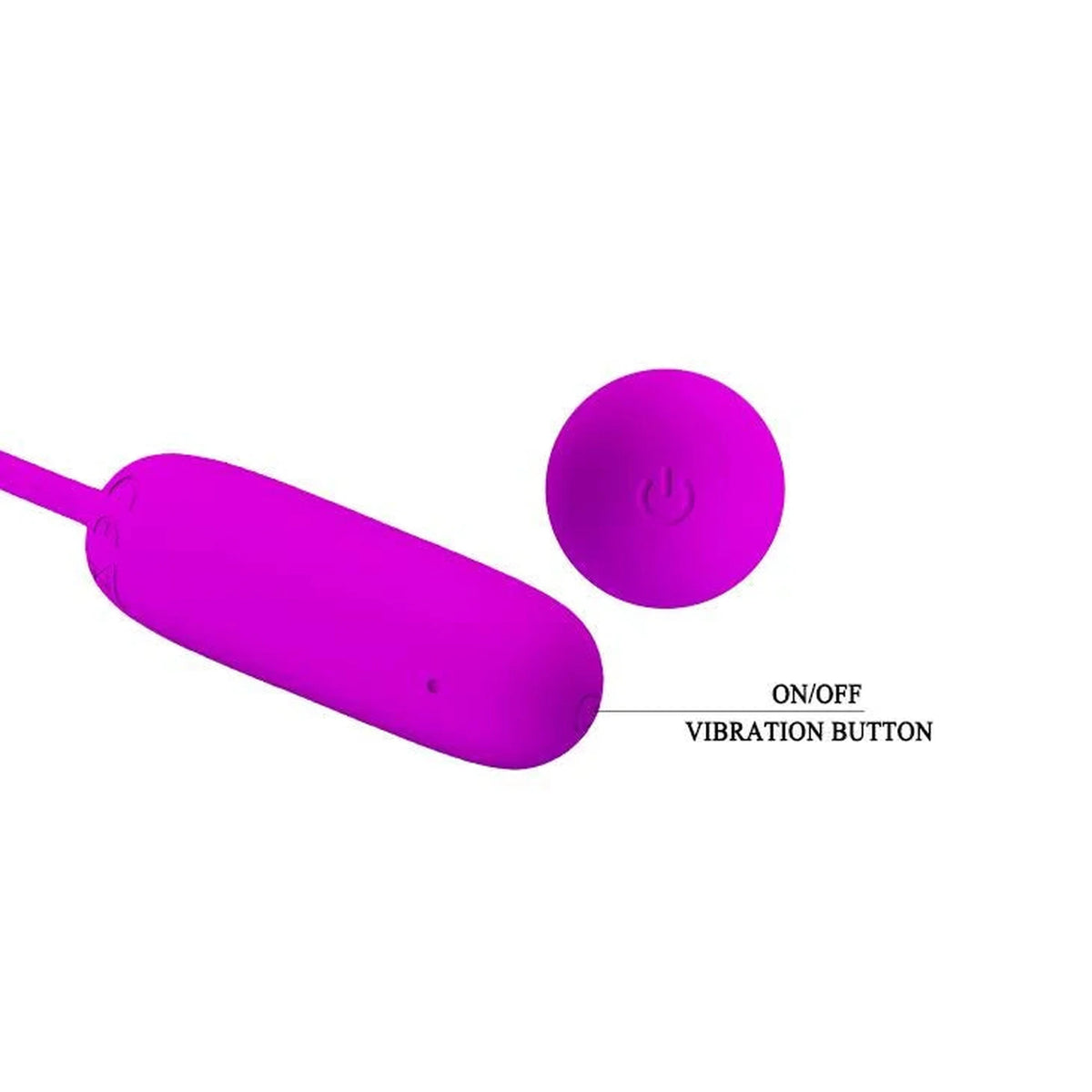 Vibrating egg Joyce 12 functions – rechargeable, fuchsia | Pretty Love