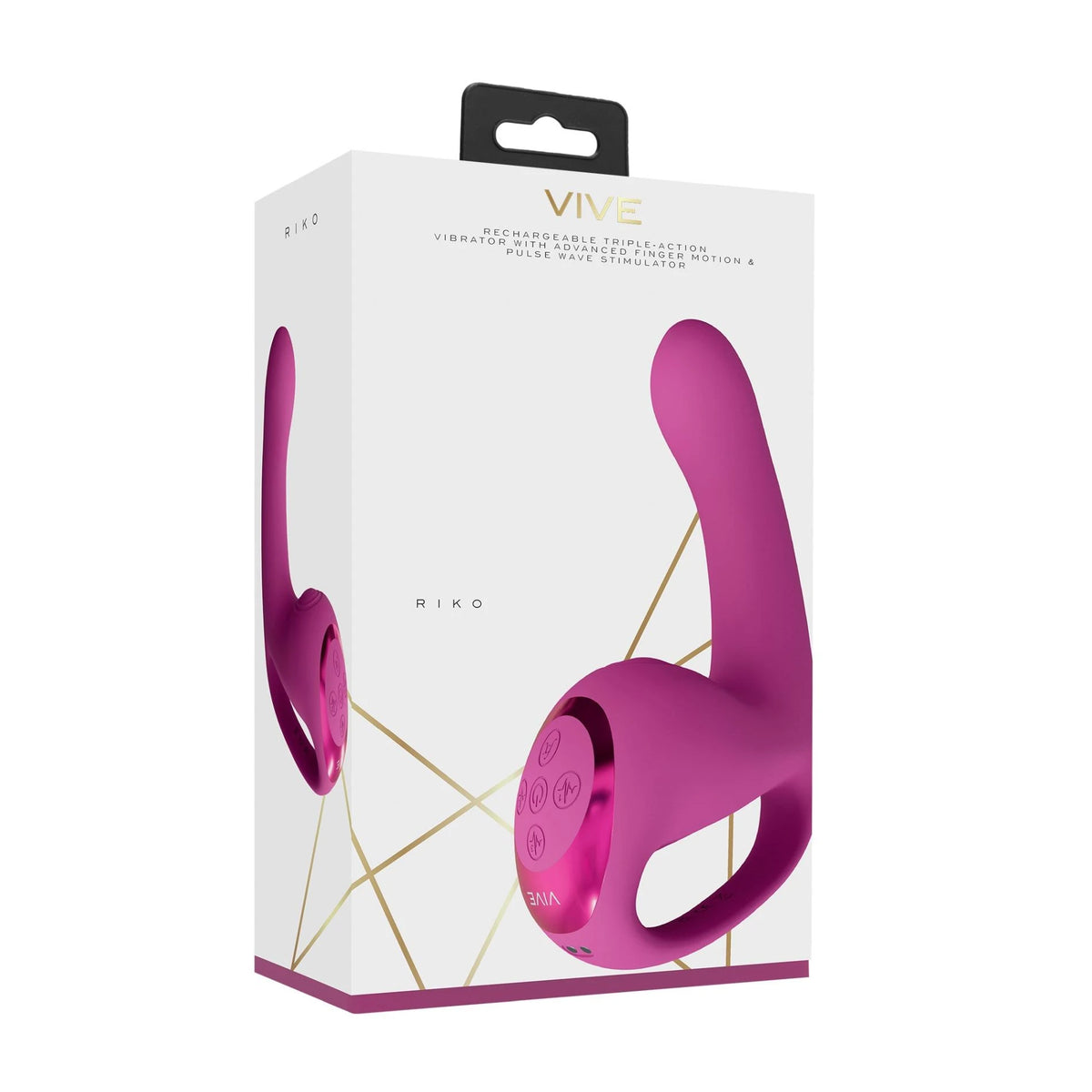 Vibratore rabbit Riko Triple Motor Thumper with 10 velocità | Vive