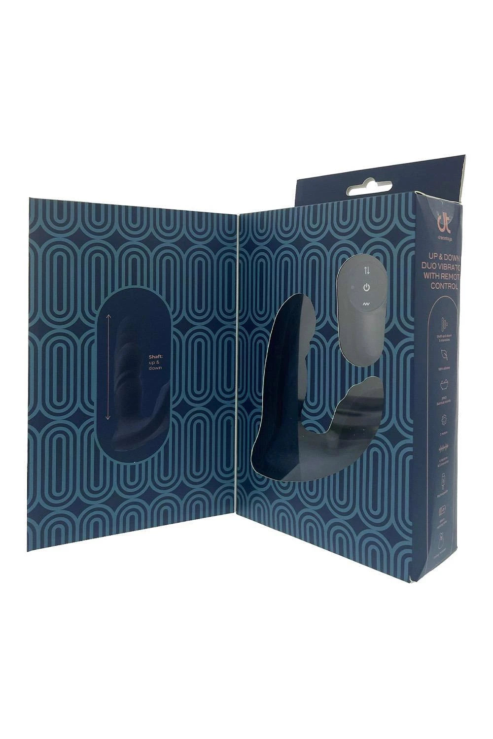 Stimolatore clitorideo Pulz Blake Up&Down DUO 3 velocità – con telecomando, ricaricabile | Dream Toys