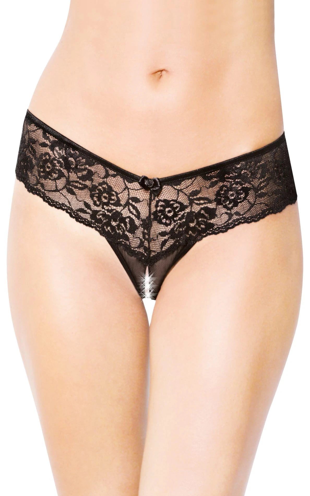 Braga – de encaje, negra 89-5591244016 | SoftLine Collection