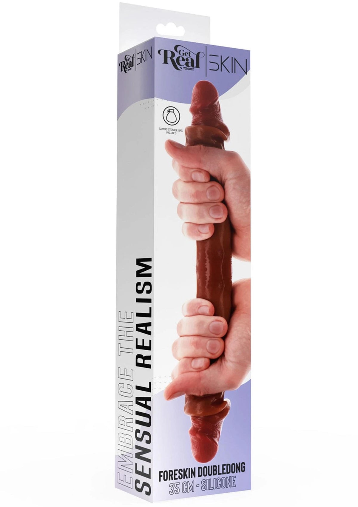 Dildo Foreskin tone – doppio, tan | ToyJoy
