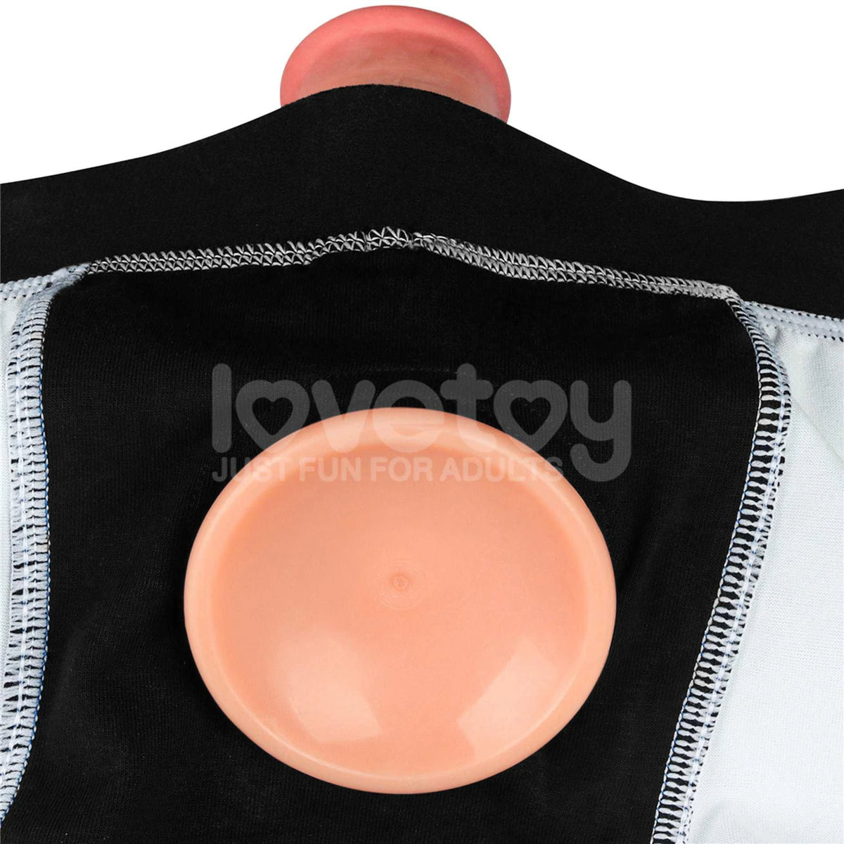 Felcsatolható hám Chic waist – vibrációs, fekete 10-LV715303B | Lovetoy