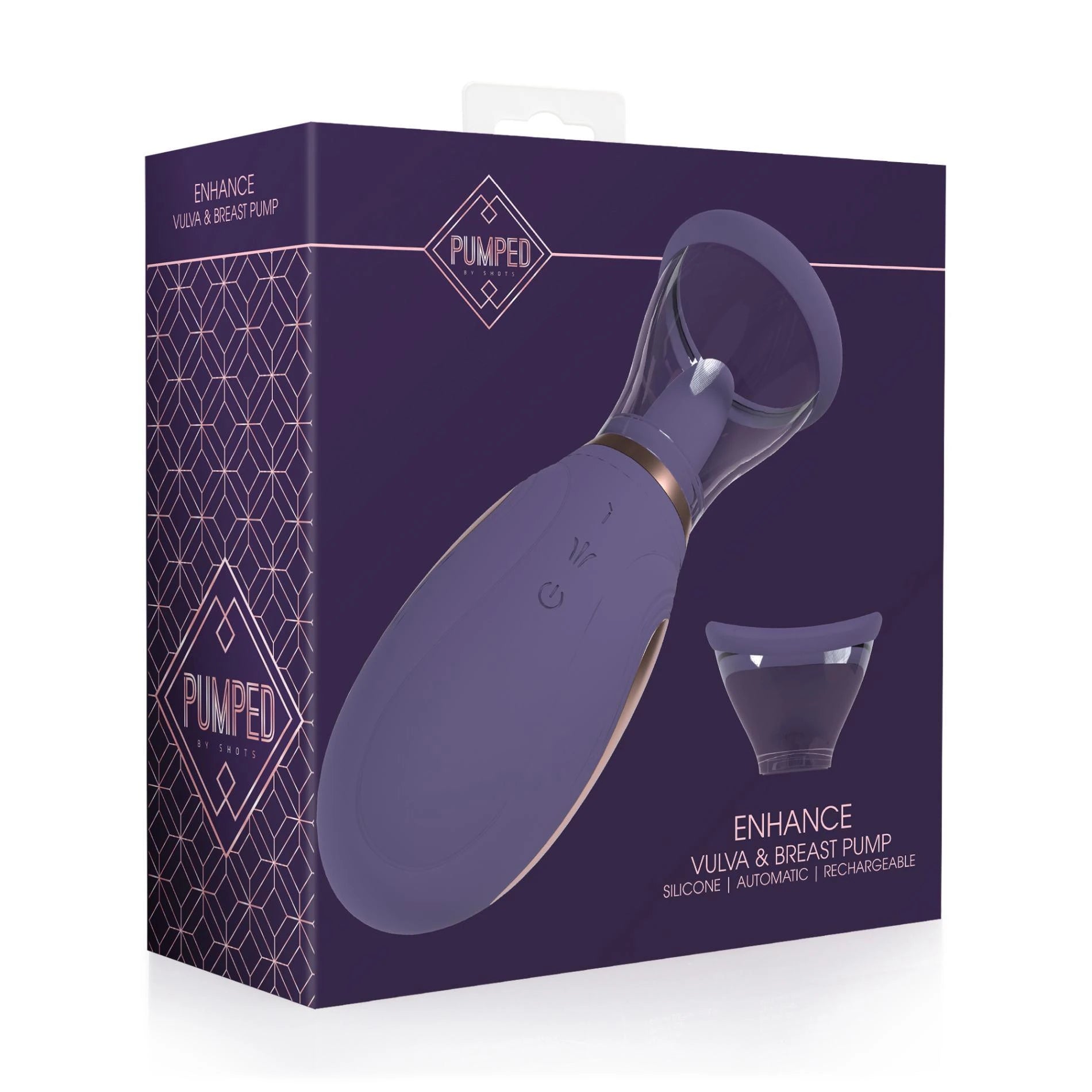 Amélioration - Automatique - 13 vitesses - Silicone - Pompe pour vulve et seins rechargeable