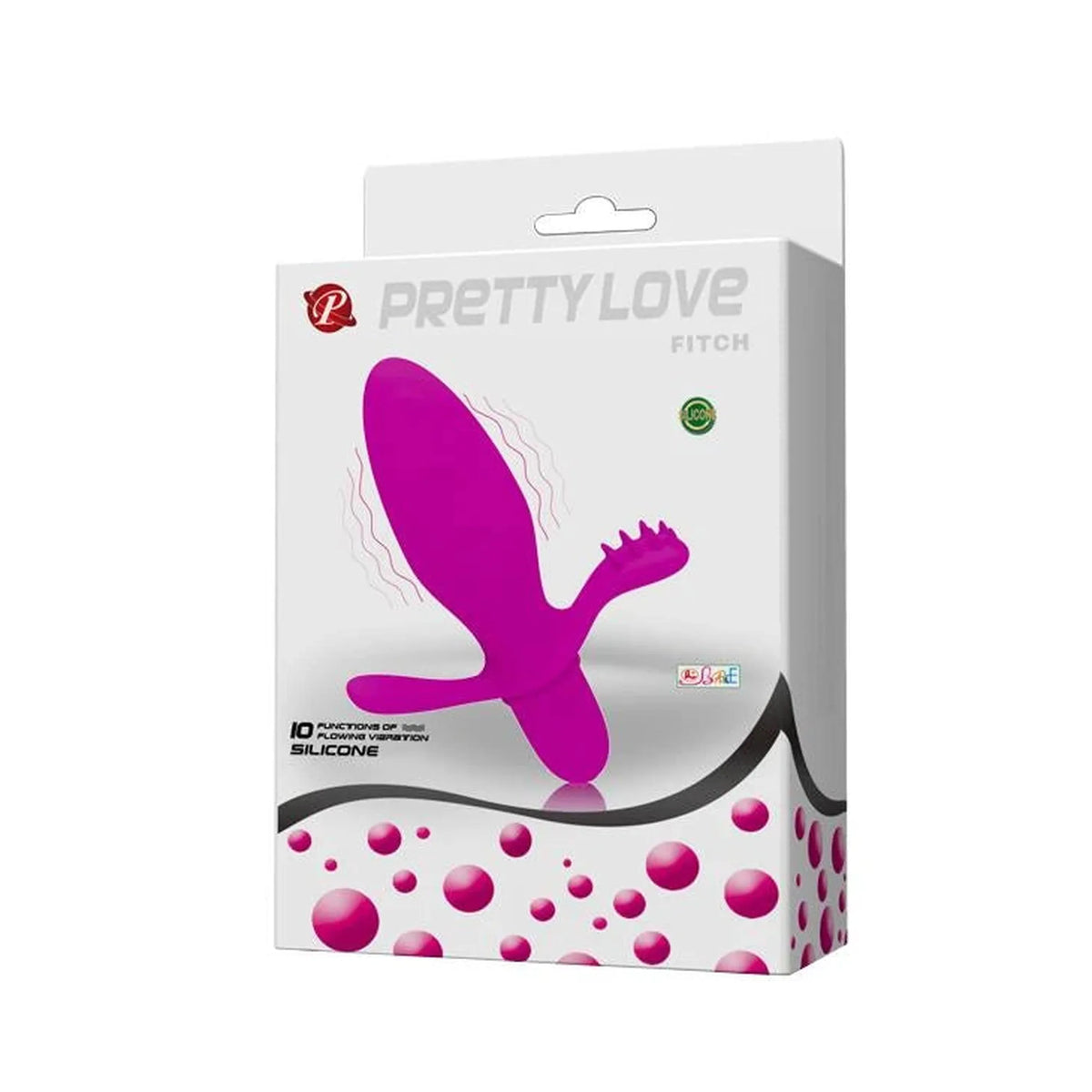 Plug anal Fitch 10 funciones – vibrador, fucsia | Pretty Love