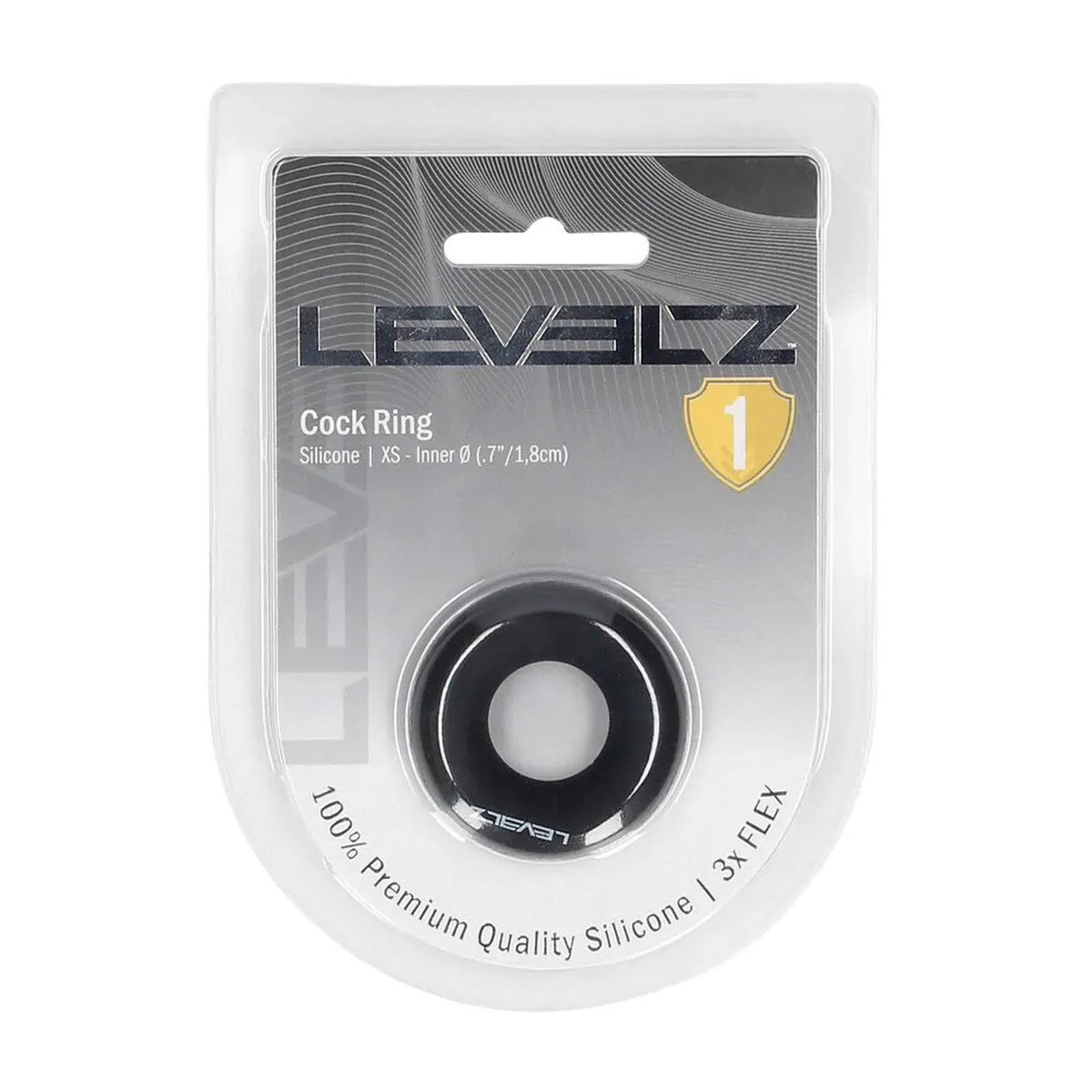 Anillo para el pene Solid – negro | Levelz