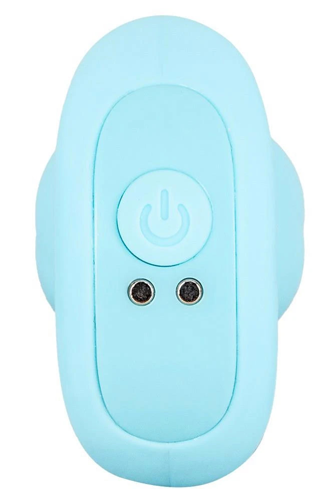 Plug anal 7 funciones – vibrador, recargable, azul | Cuties