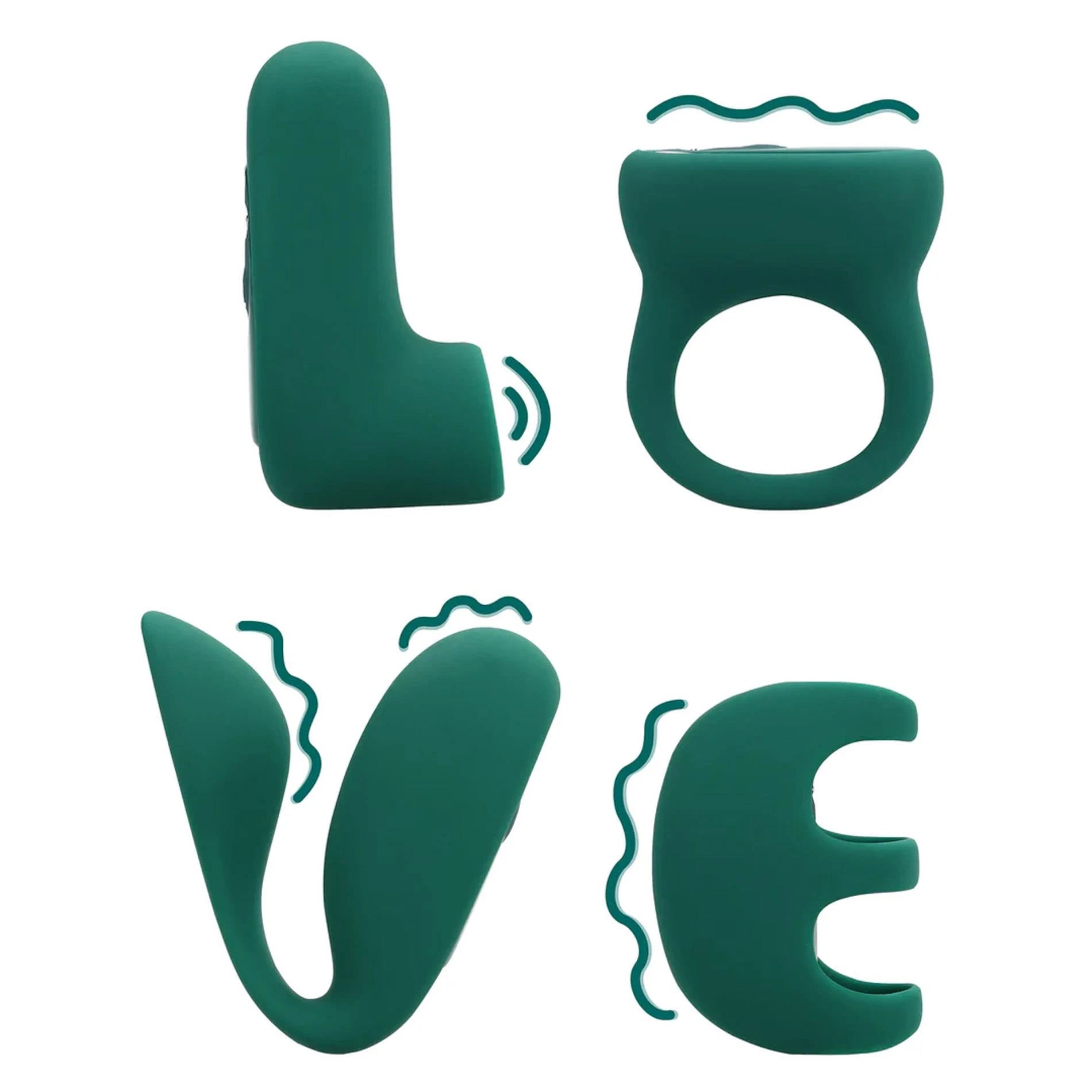 LOVE' (S)explore Set - Green Crystal