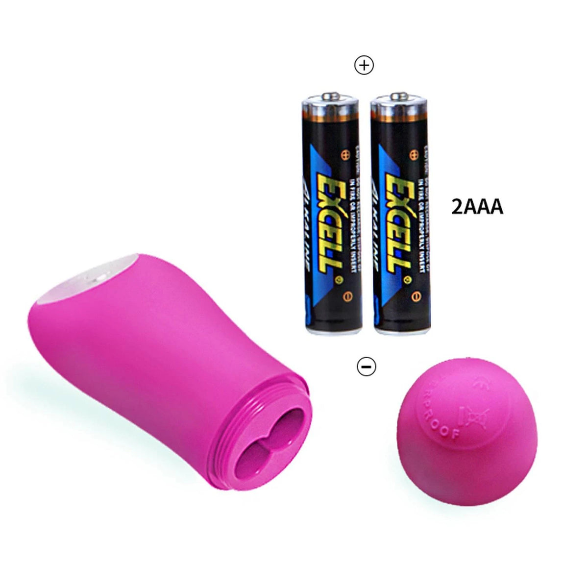 Mini vibromasseur Cute 12 fonctions – avec télécommande, fuchsia BI-014196 | Baile