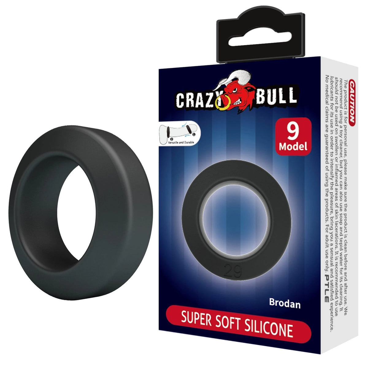 Anello fallico Brodan – impermeabile | Crazy Bull
