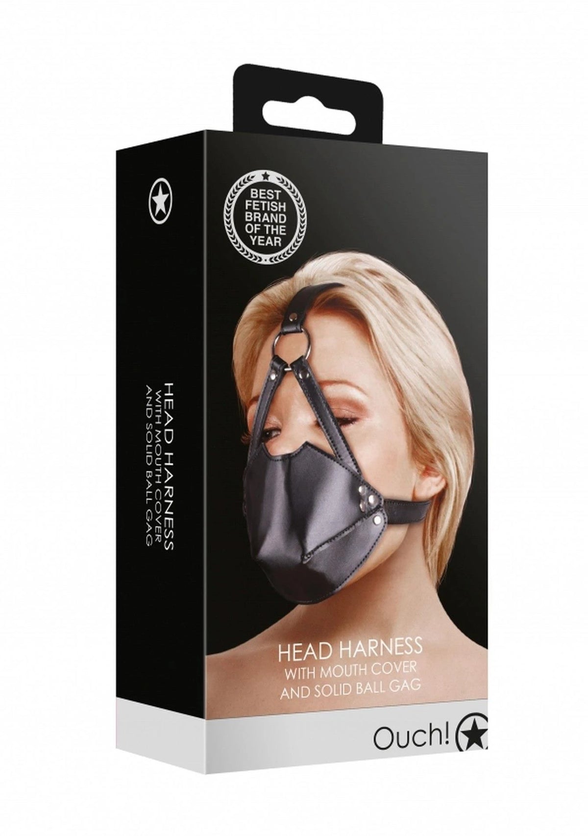 Bavaglio Head Cover and Solid – nero | Ouch!