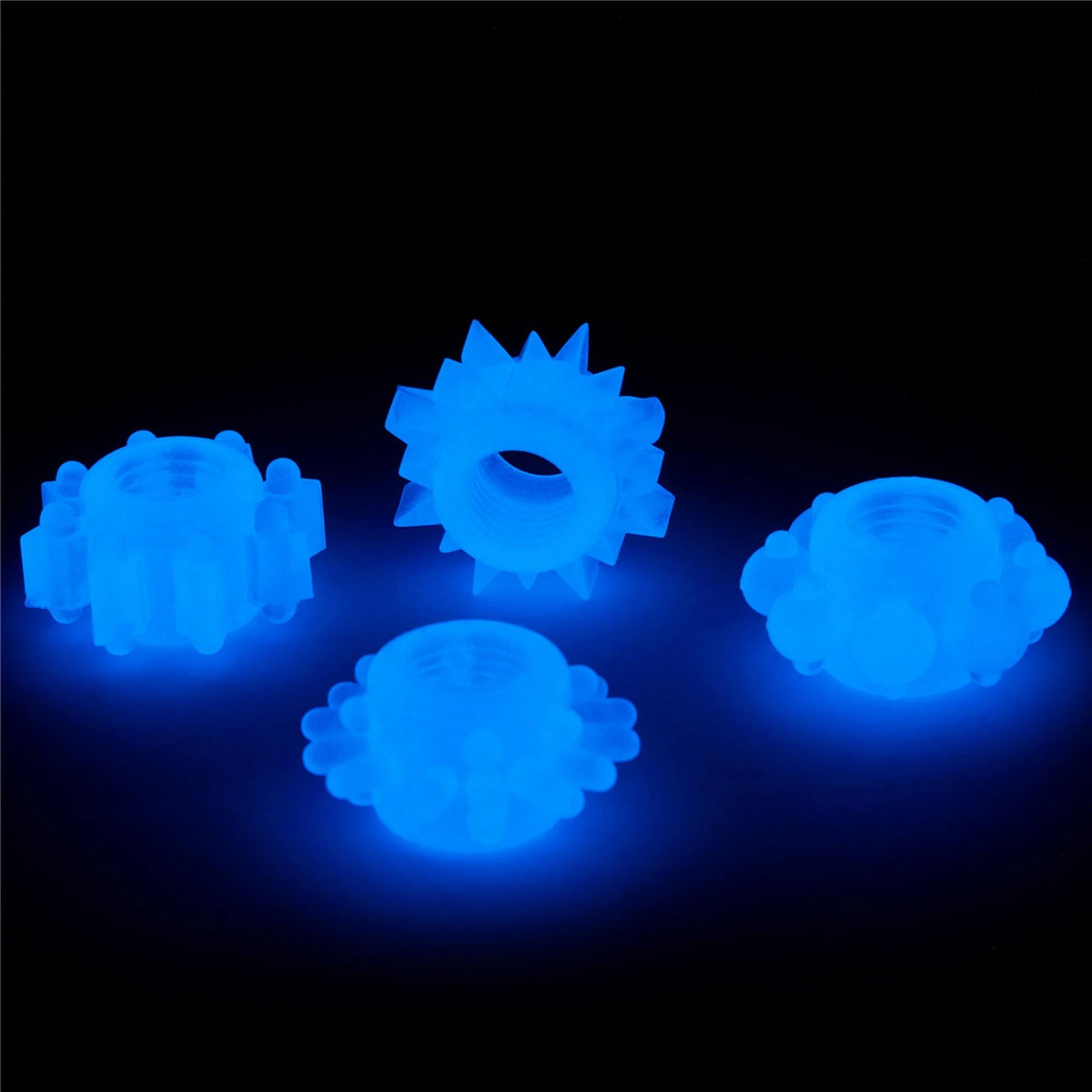 Anello fallico Lumino Play – vibrante, blu 10-LV343011 | Lovetoy