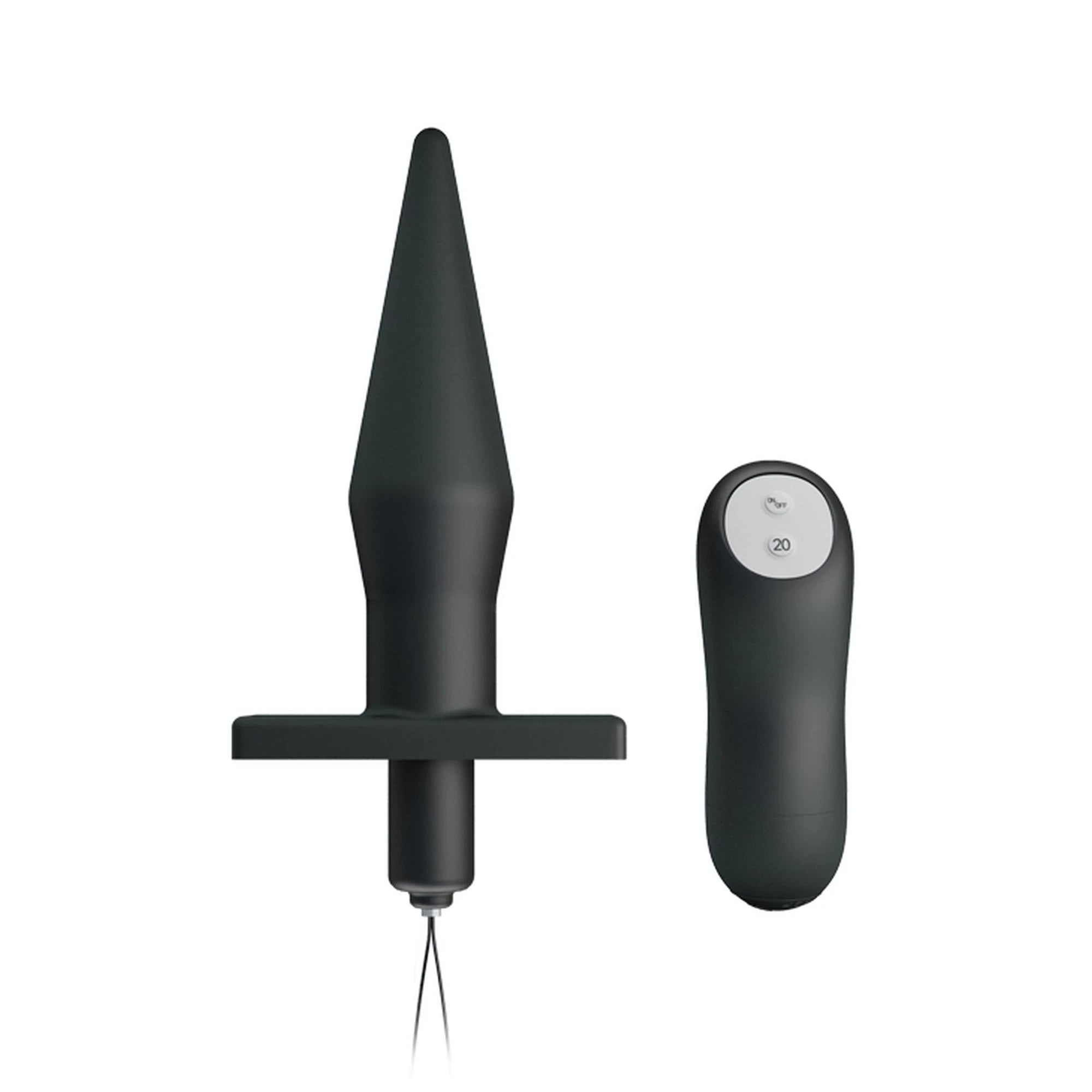 BAILE - BUTT PLUG, 20 fonctions de vibration Télécommande sans fil