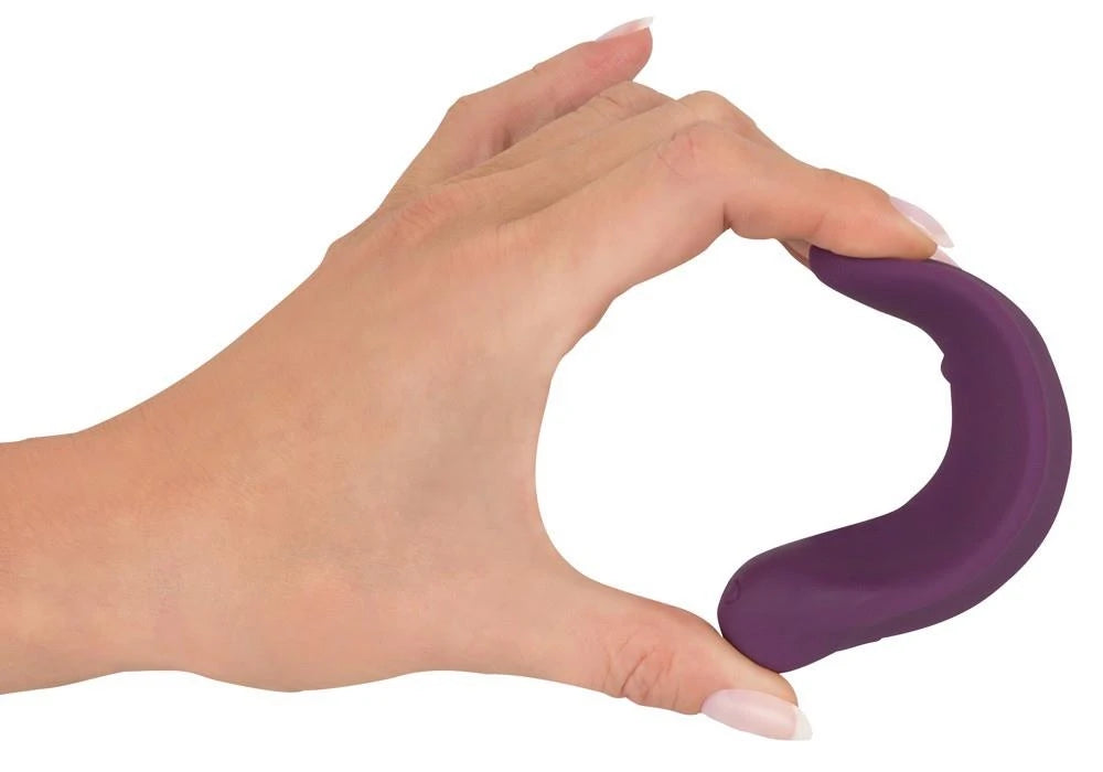 Clitoral stimulator 11.5 cm – remote control, purple | Sweet Smile