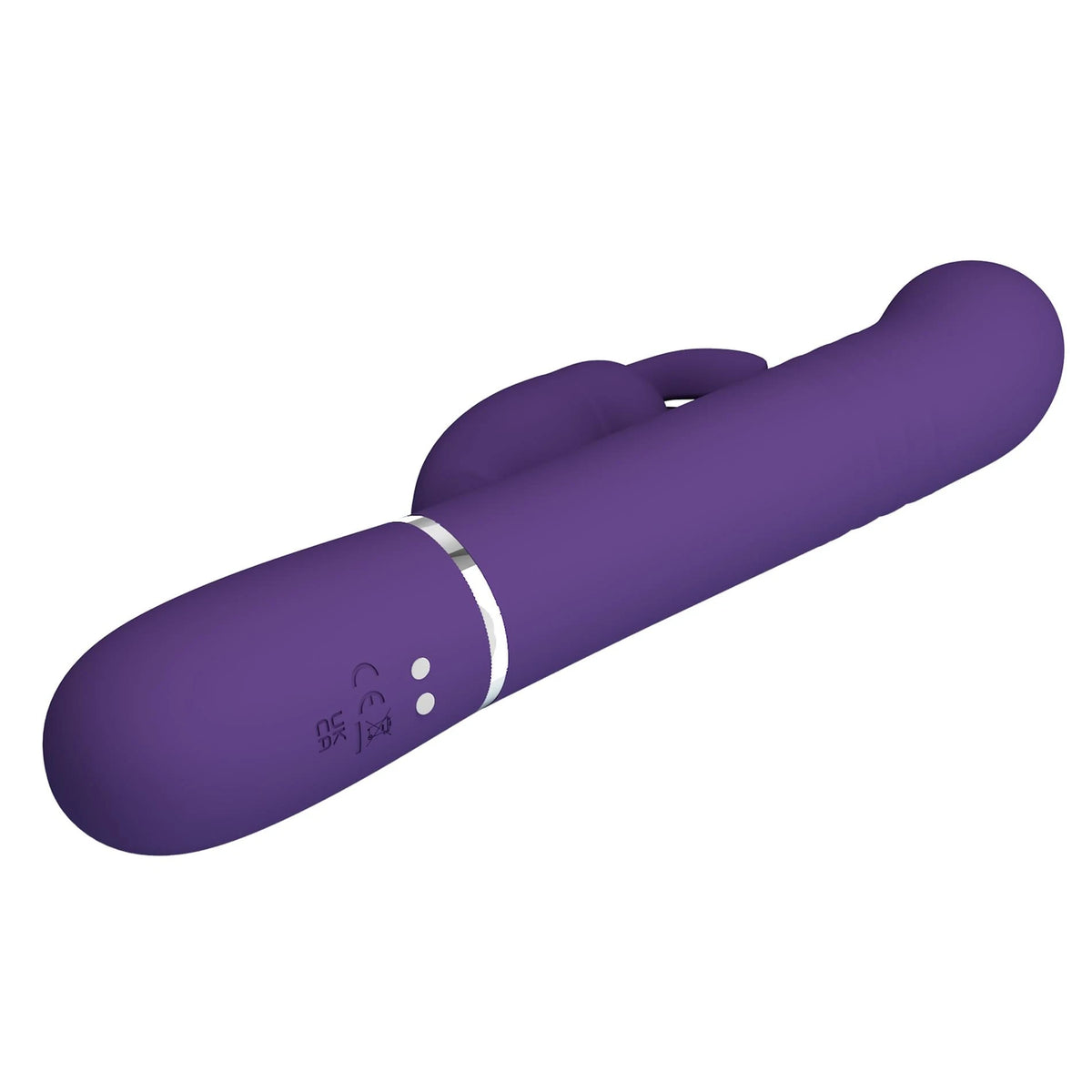 Rabbit vibrator Coale 7 functions – thrusting, rotating, purple BW-500013-2 | Pretty Love
