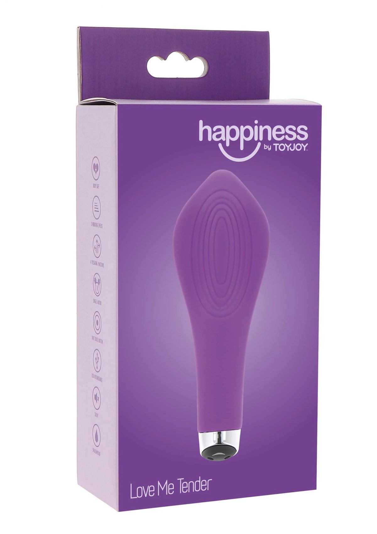 Estimulador de clitóris Tender 4 funções – recarregável, roxo | ToyJoy