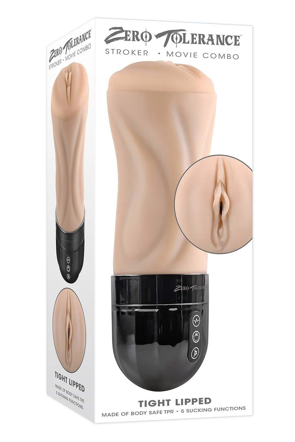 Masturbatore Tight Lipped 15.2 cm – ricaricabile | Zero Tolerance