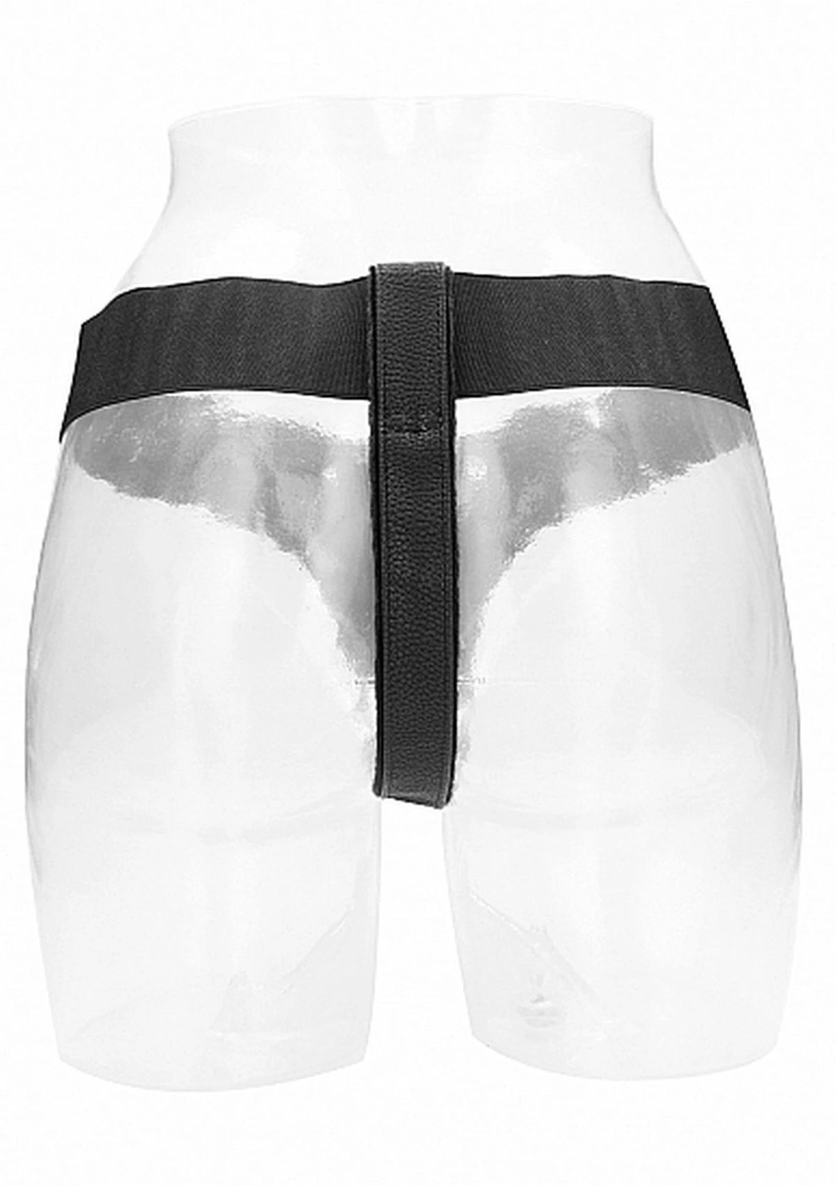 Imbracatura strap-on Elastic 37 cm – nera | RealRock