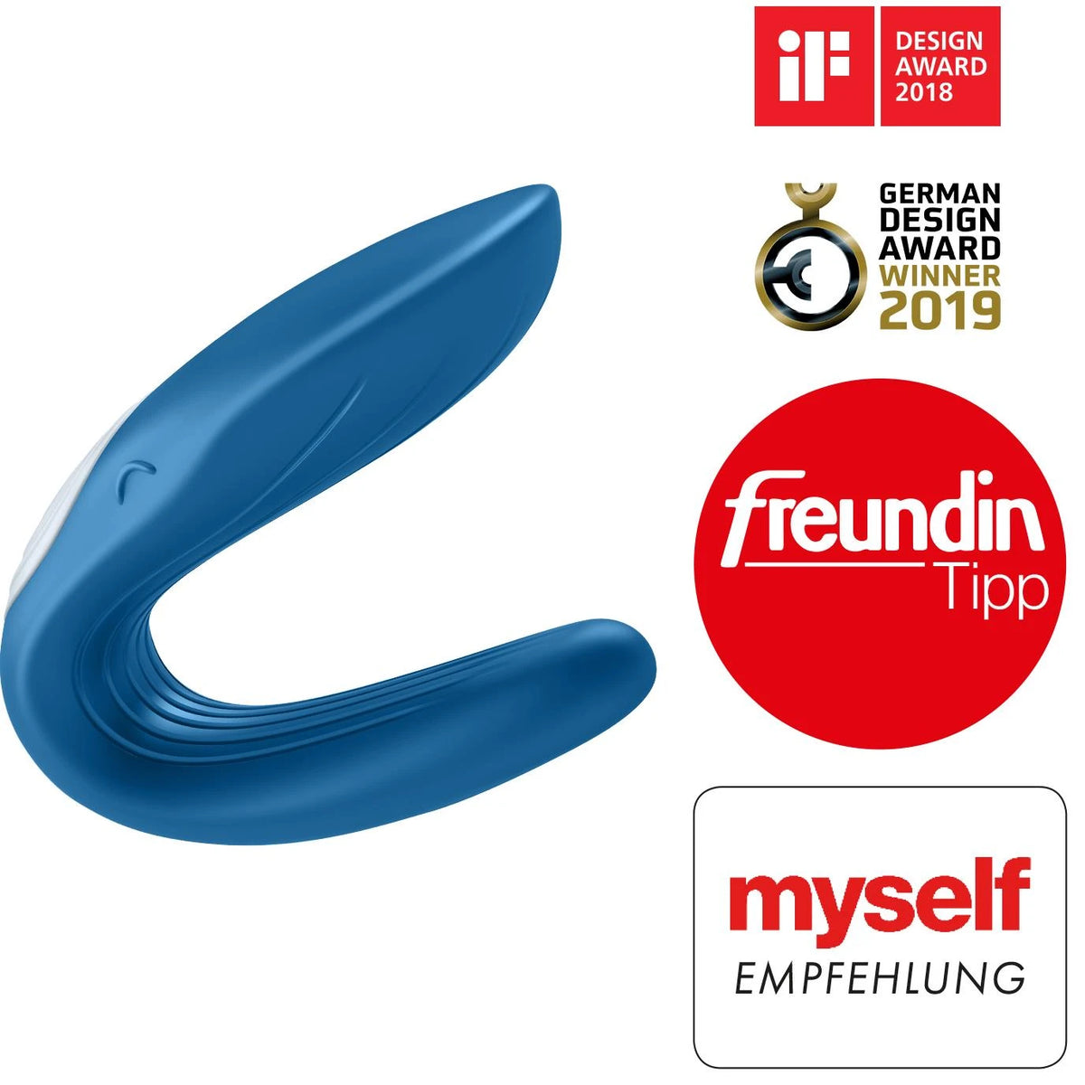 Stimolatore clitorideo Partner Whale 7 funzioni – ricaricabile | Satisfyer