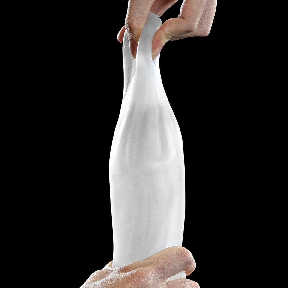 Masturbador Giant Climax Spirals 13 cm – vibratório, branco | Lovetoy