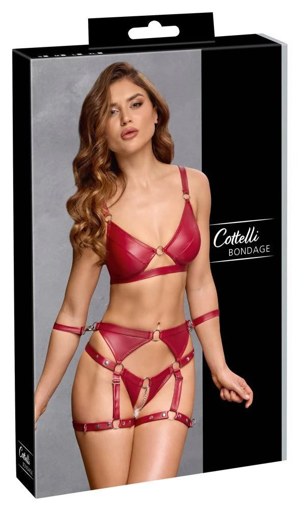 Ensemble soutien-gorge bondage XL