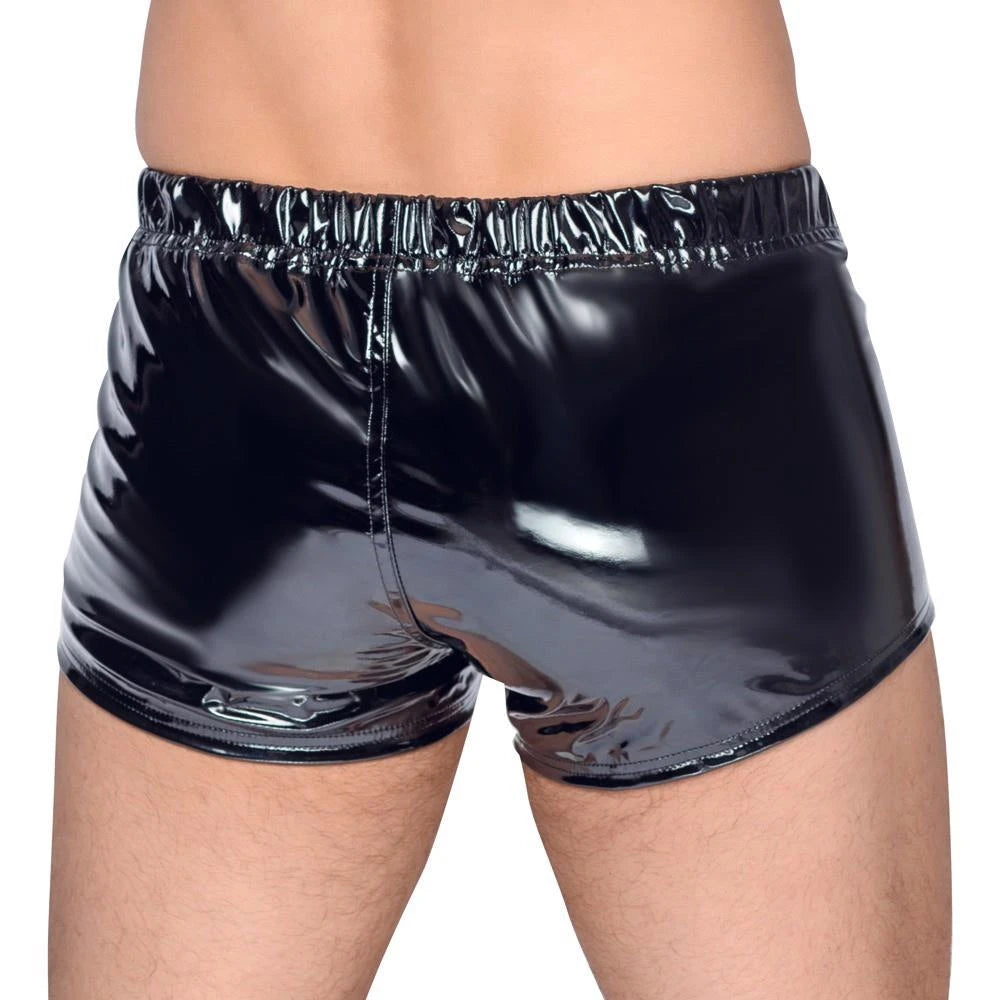 Men's pants – wetlook, black 28903301712 | Black Level