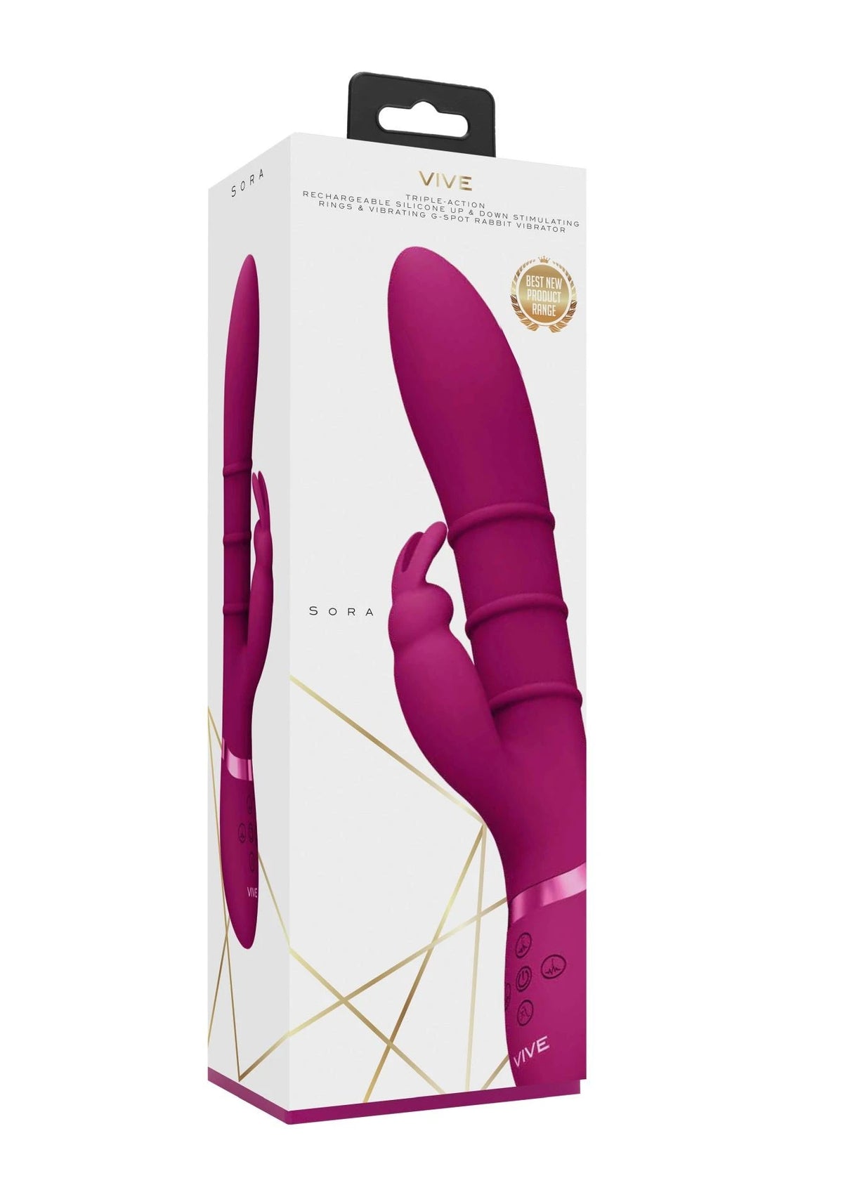 Rabbit vibrator Sora Down 10 functions | Vive