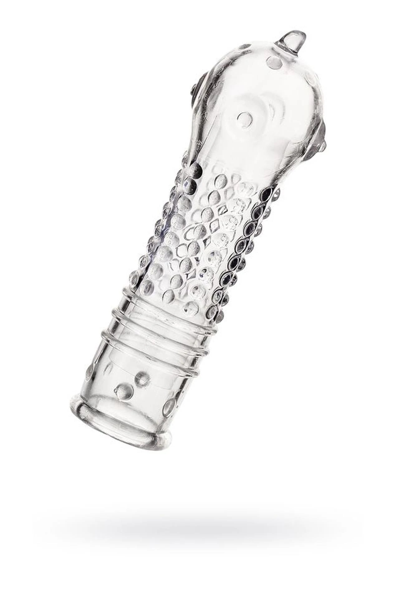 A-TOYS, Pénis Sleeve, TPR, Transparent, 14,7 cm