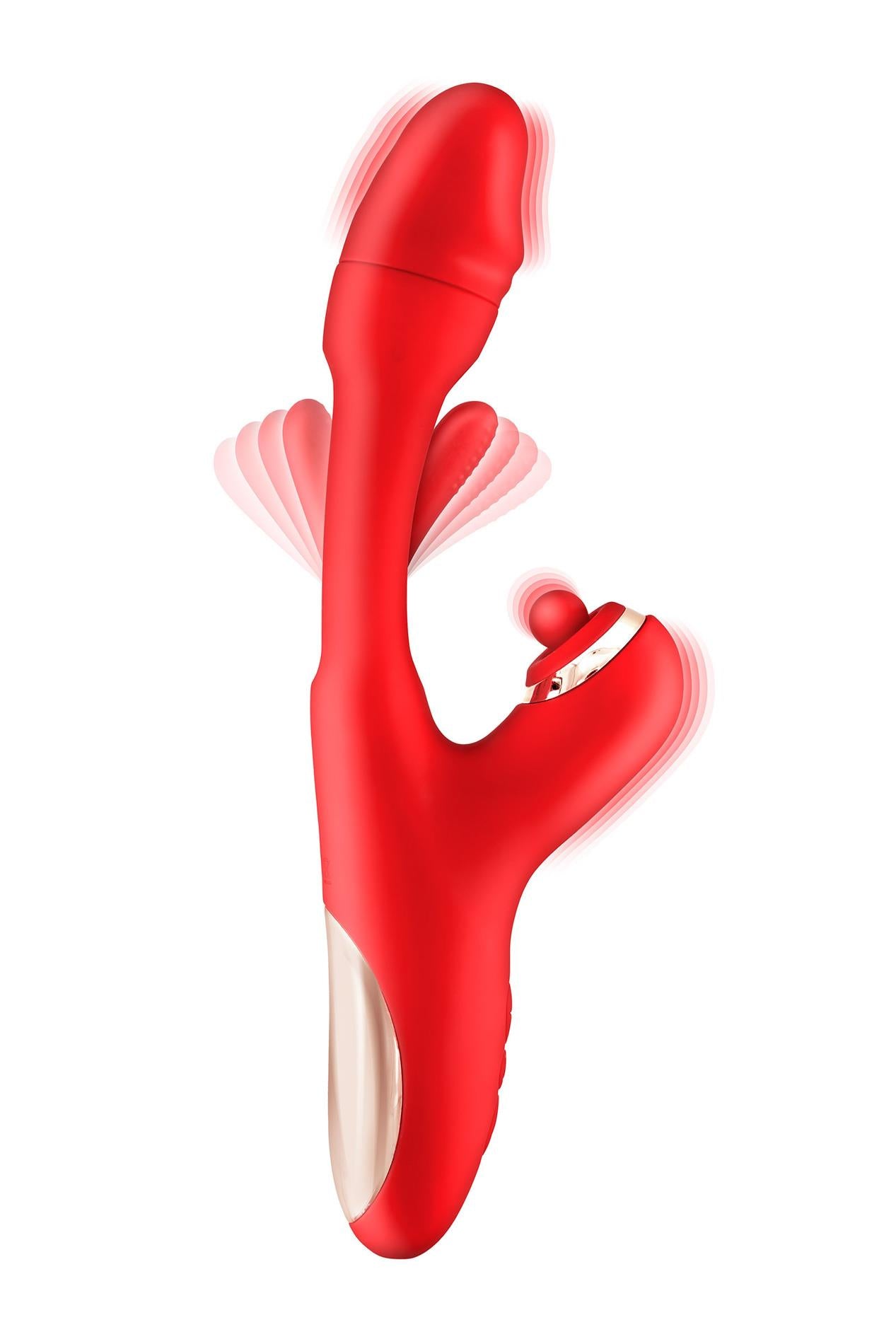 Vibromasseur Lapin 3-en-1 Joyfully avec Tapotements
