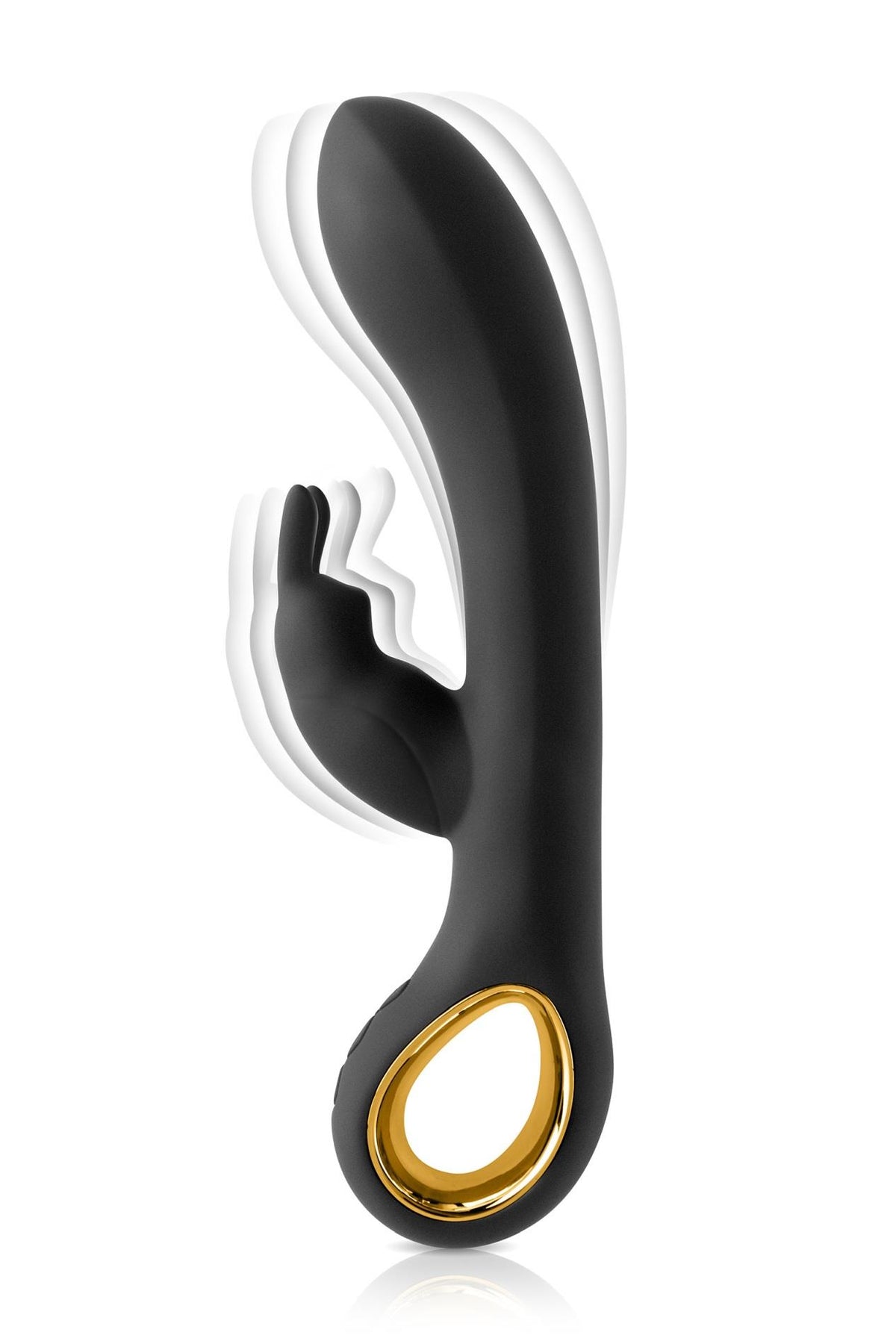 Rabbit vibrator Duchess – rechargeable, black | Black Empire