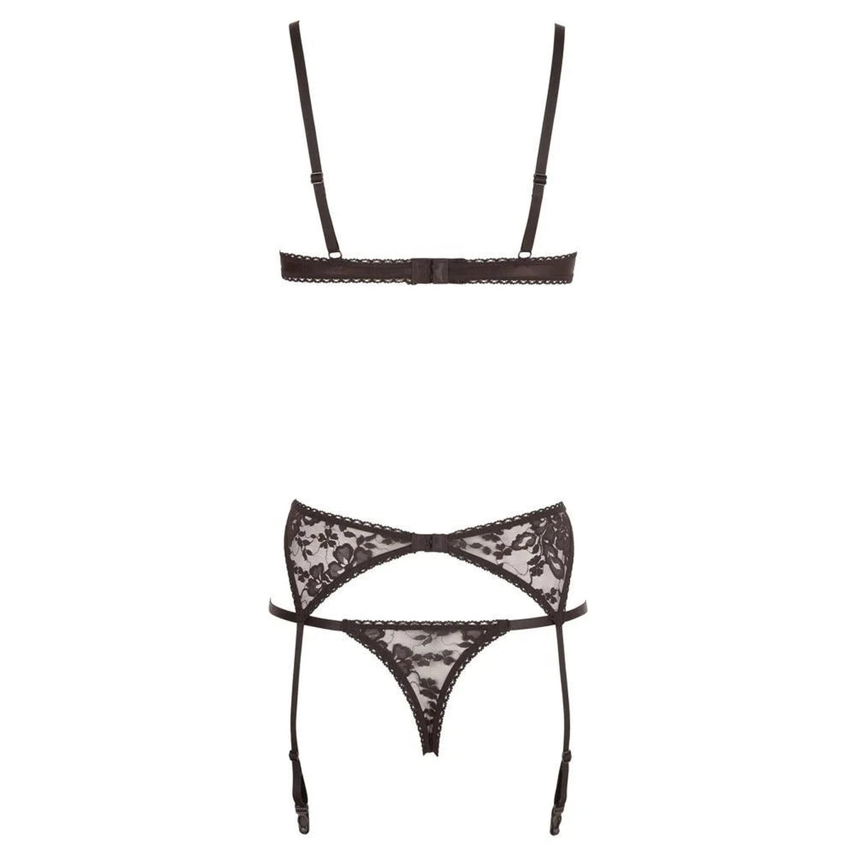 Completino – in pizzo, aperto, nero 22101851331 | Cottelli LINGERIE