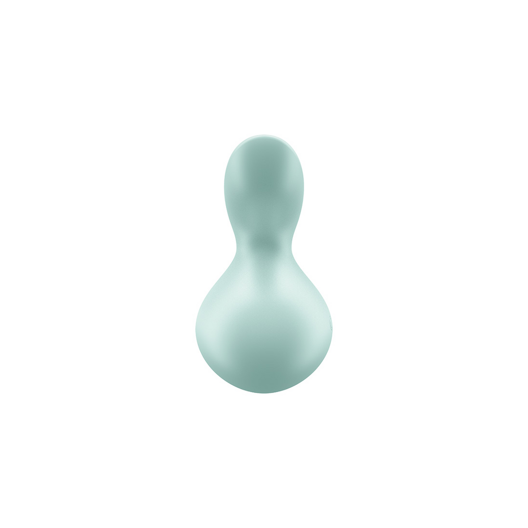 Vibrador clásico Viva Vulva 3 Lay 7.5 cm – verde | Satisfyer
