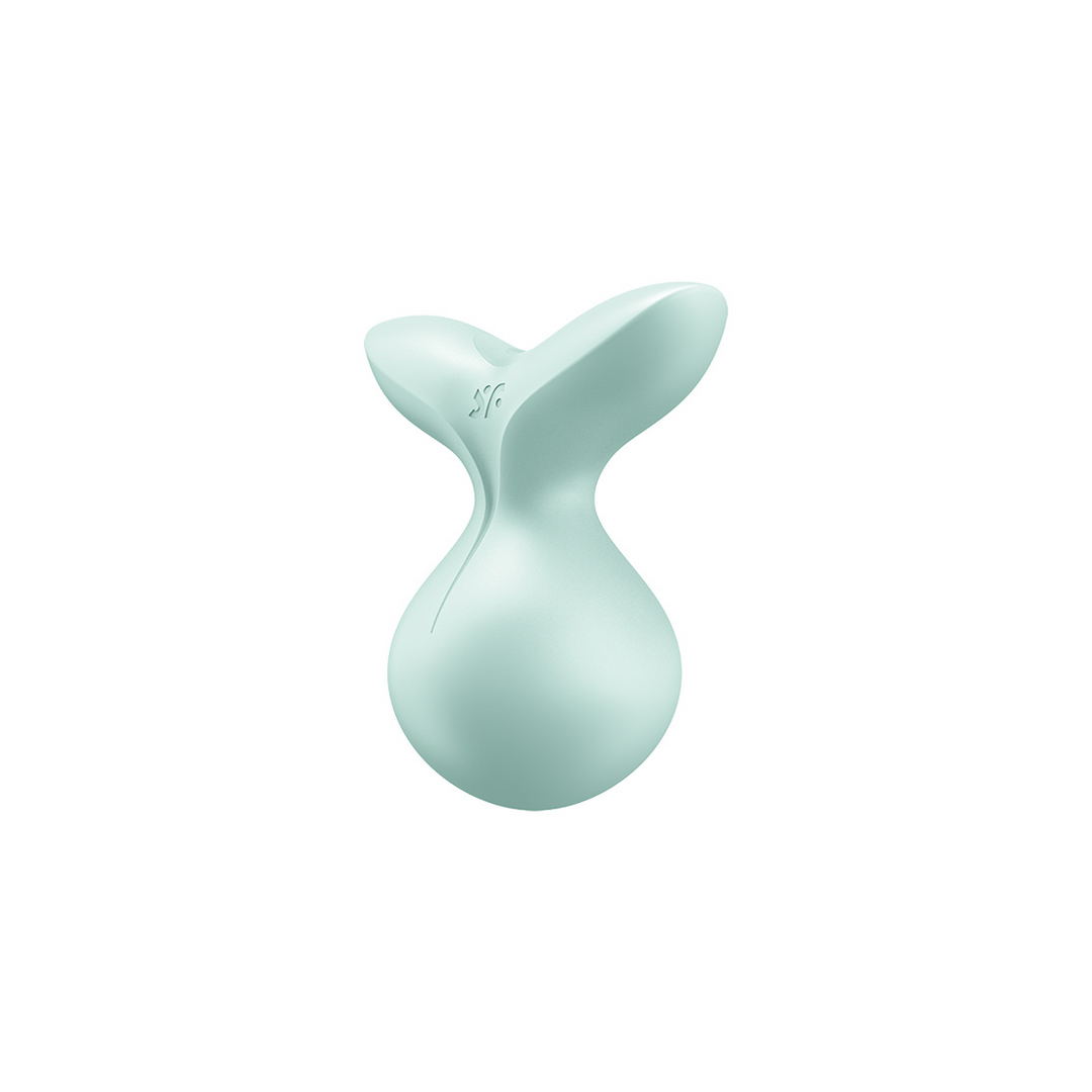 Vibrador clásico Viva Vulva 3 Lay 7.5 cm – verde | Satisfyer