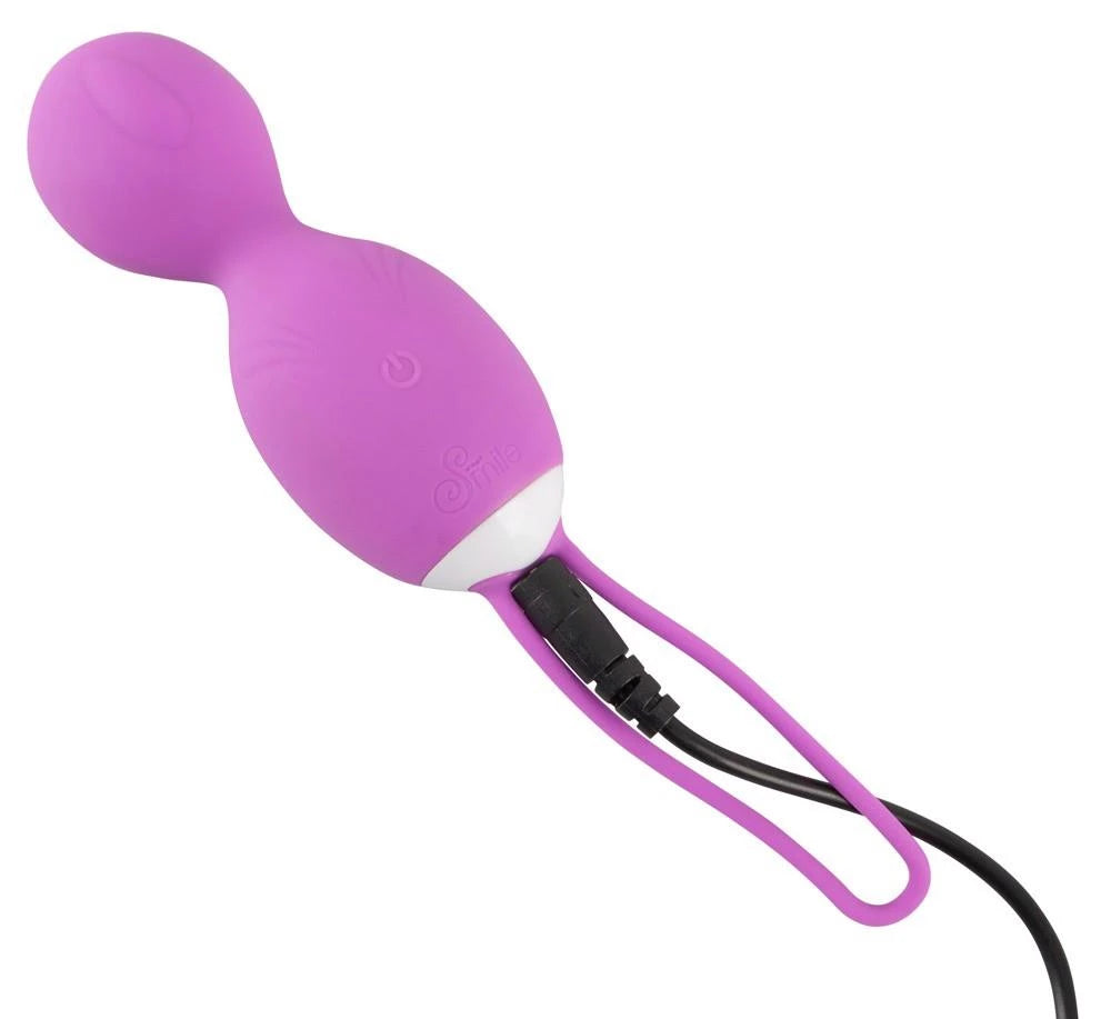 Huevo vibrador Controlled 10 funciones – rotatorio, con mando a distancia, morado | Sweet Smile