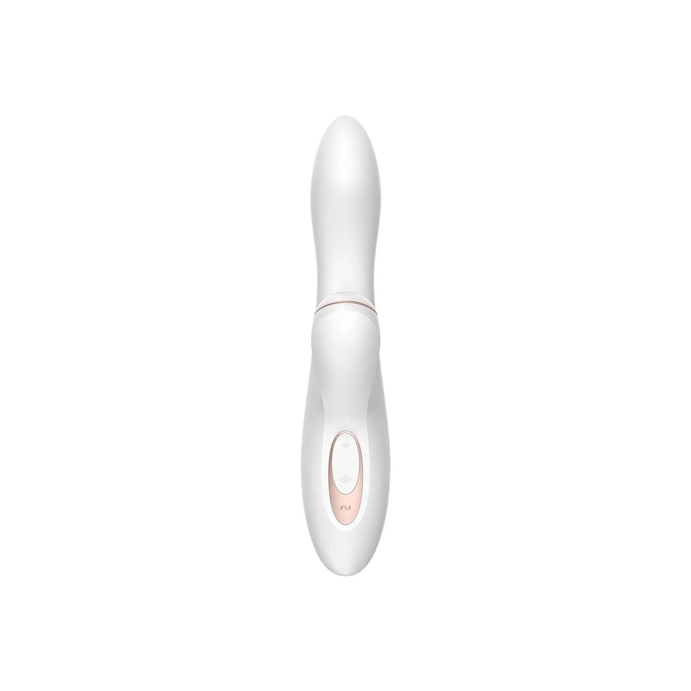 Pro Plus - G-Spot Air Pulse Stimulator and Vibration - White/Rose Gold