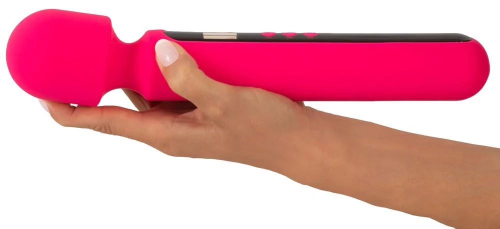 Wand massager Sunset 10 functions – rechargeable, pink