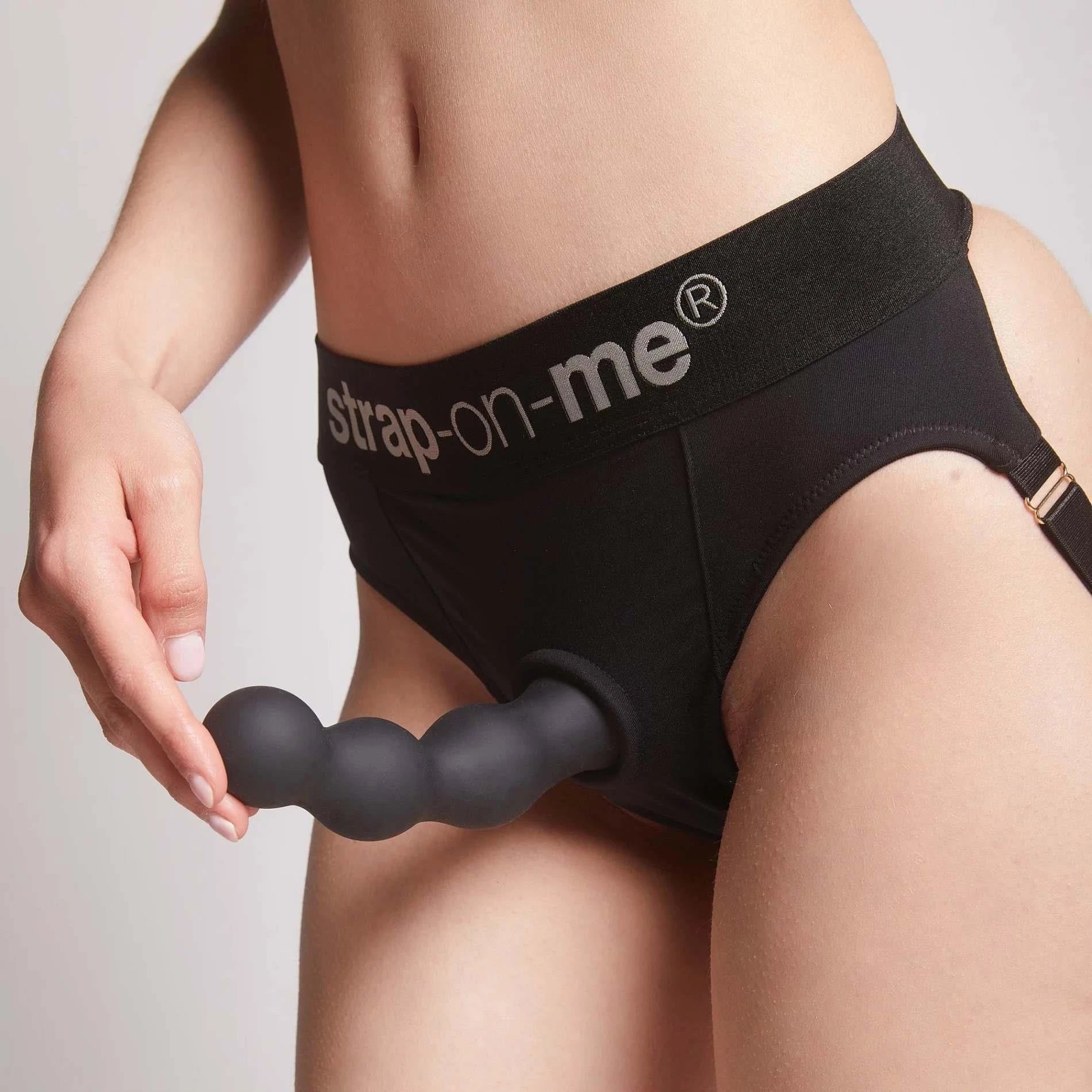 DILDO PLUG BOULES NOIR - XXL